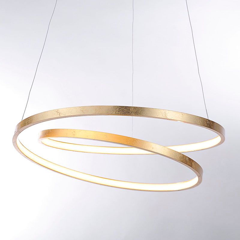 Design hanglamp goud 55 cm incl. LED dimbaar - Rowan