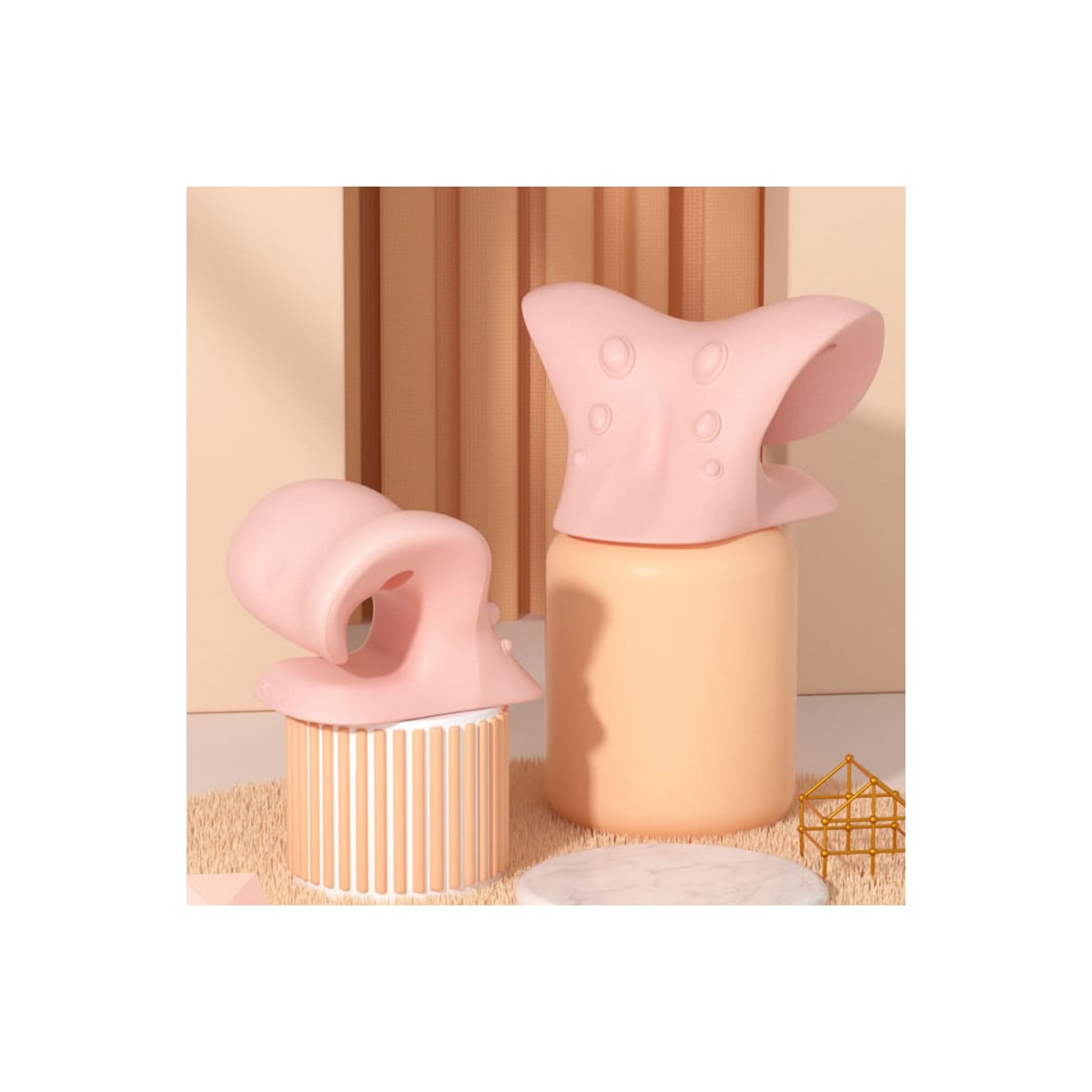 Nakkepute for avslapning, nakkestrekker Rosa