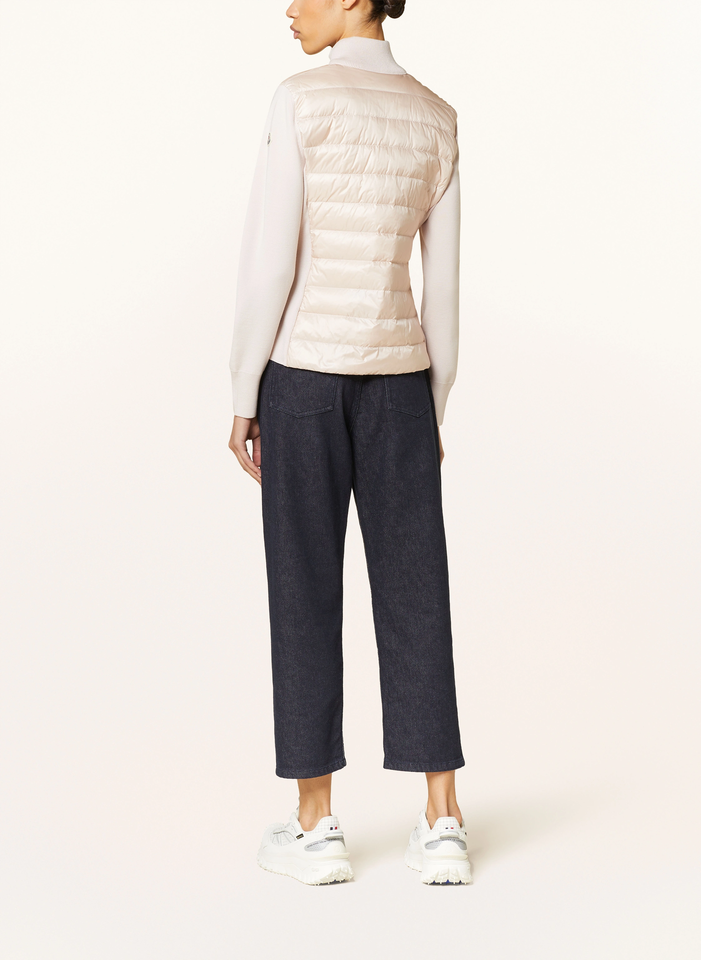 MONCLER Daunenjacke im Materialmix