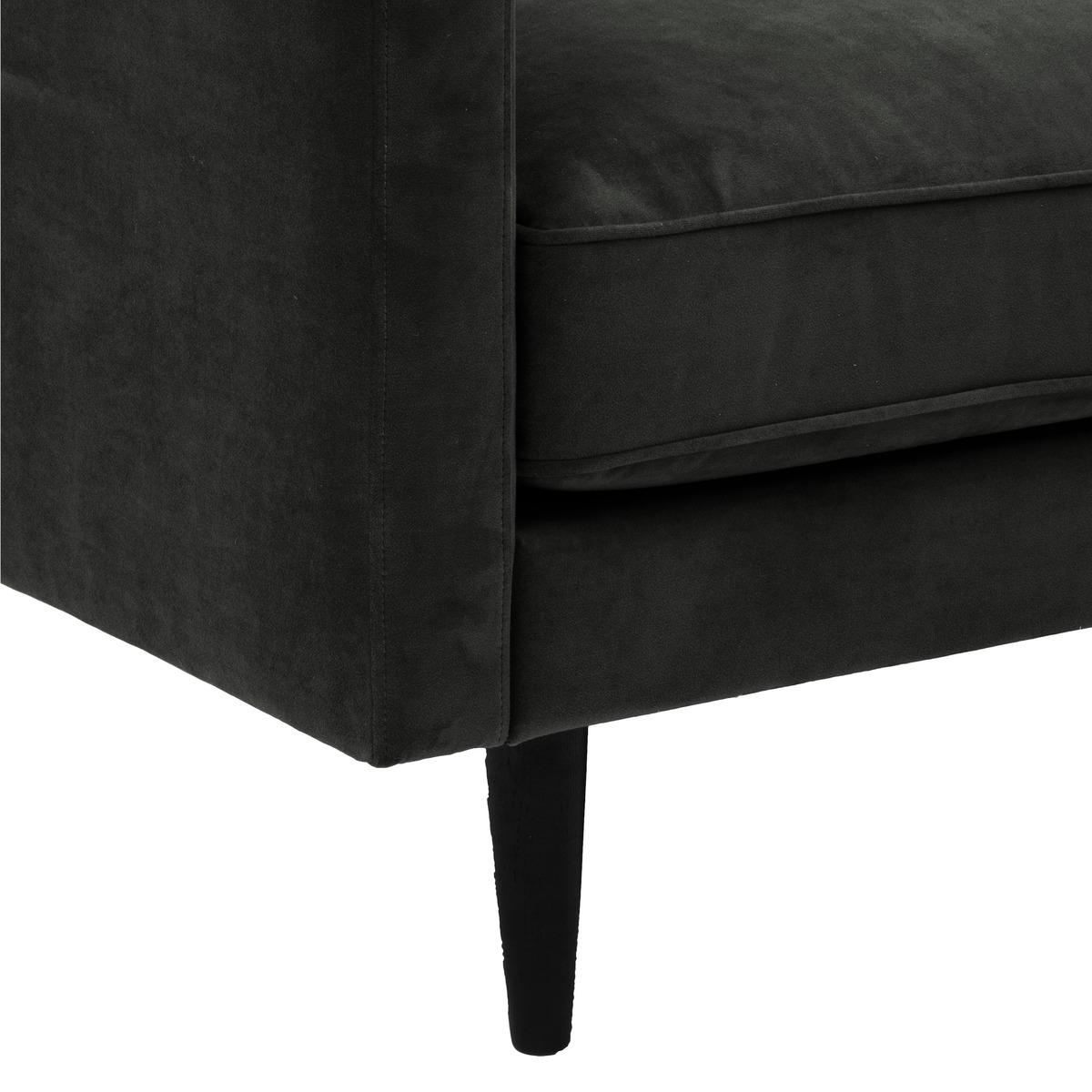 FAUTEUIL XL VELOURS CANDICE KAKI