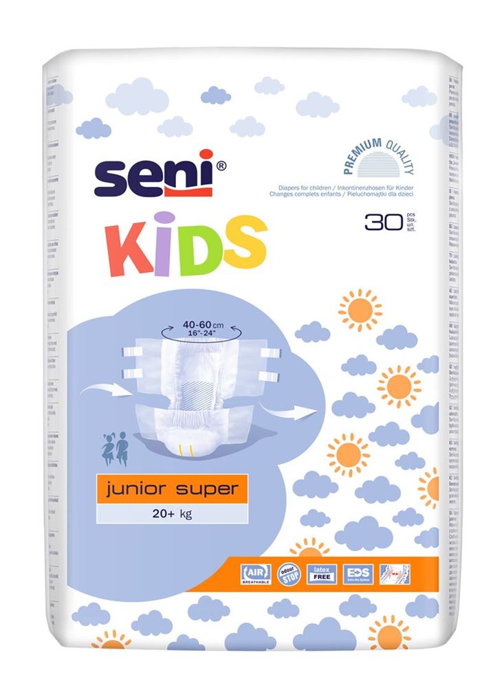 Seni Kids Junior Super  20kg Btl 30 Stk