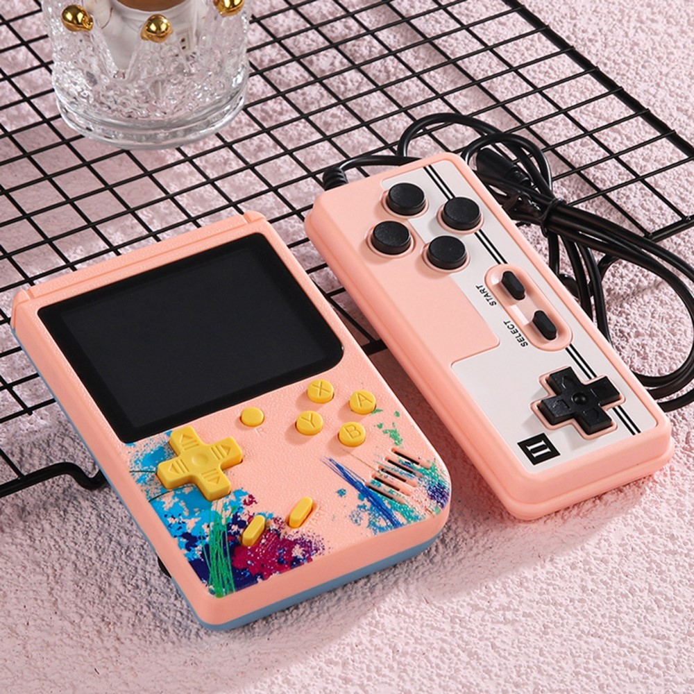 2in1 Mini Handheld Entertainment System Retro Spiele-Konsole mit 500 integrierten Spielen 3.0