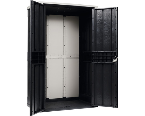 Tuinkast High Stora Way 130 x 75,6 x 206,2 cm antraciet