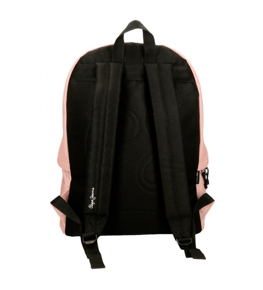 Mochila Pepe Jeans Aris + Capa Rosa