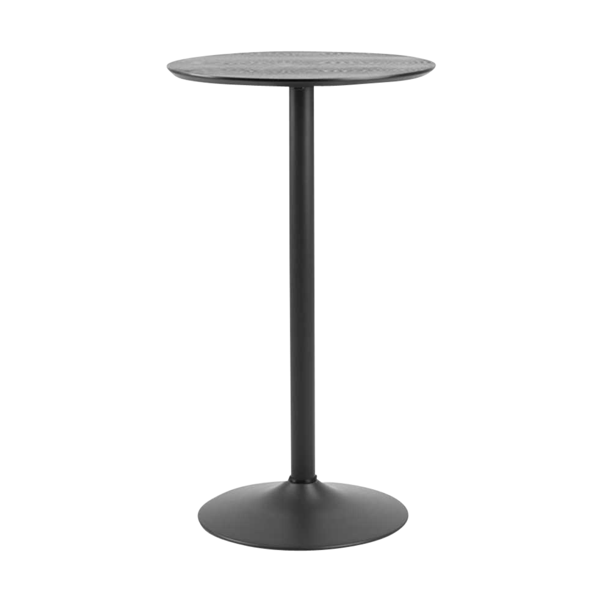 Lisomme Vino houten bartafel zwart - Ã 60 cm