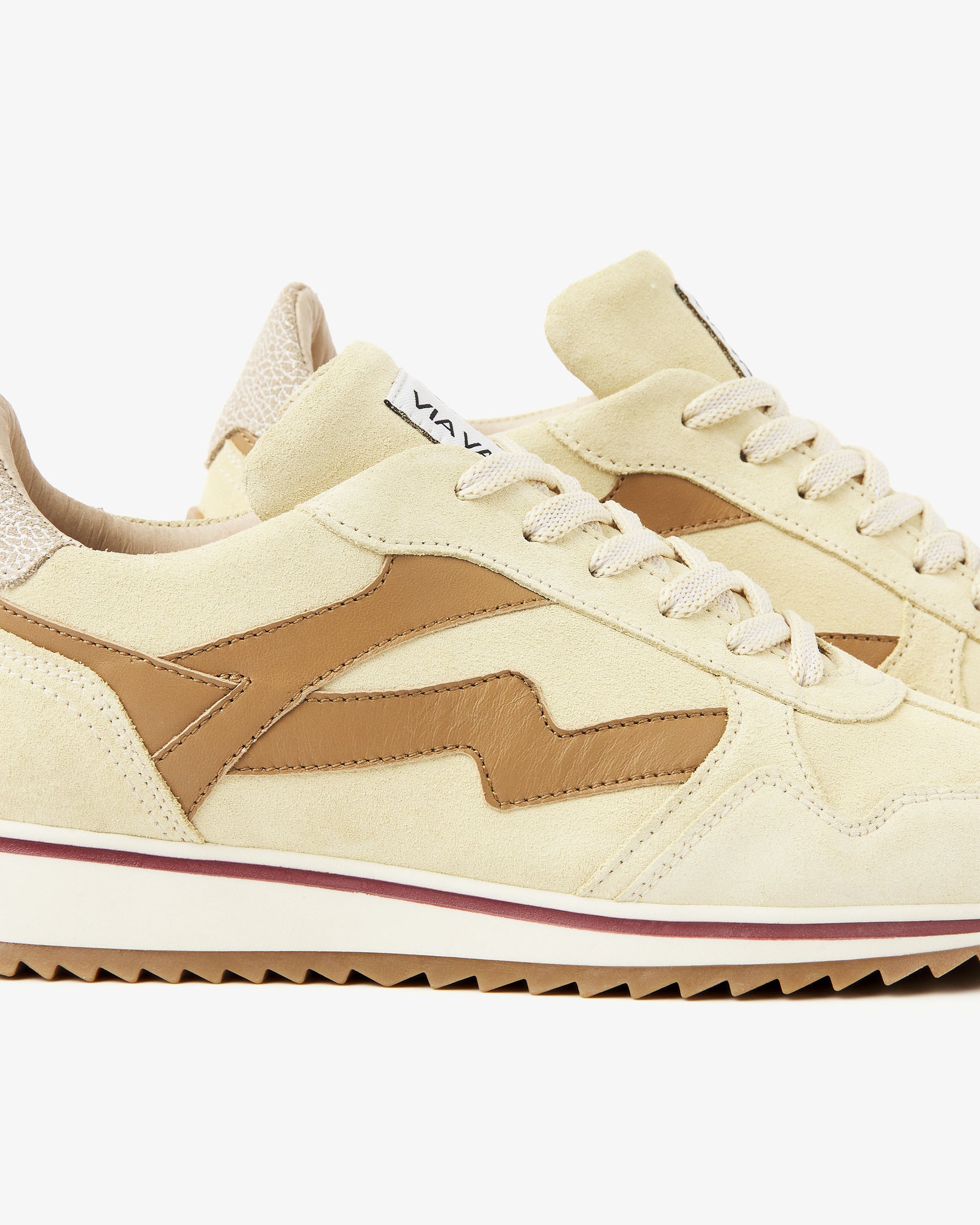 VIA VAI gele dames sneakers Mikki Alex