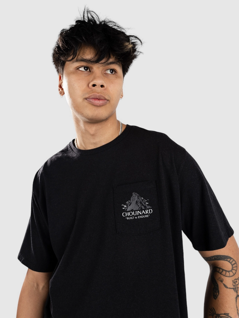 Patagonia Chouinard Crest Pocket Responsibili T-Shirt ink black
