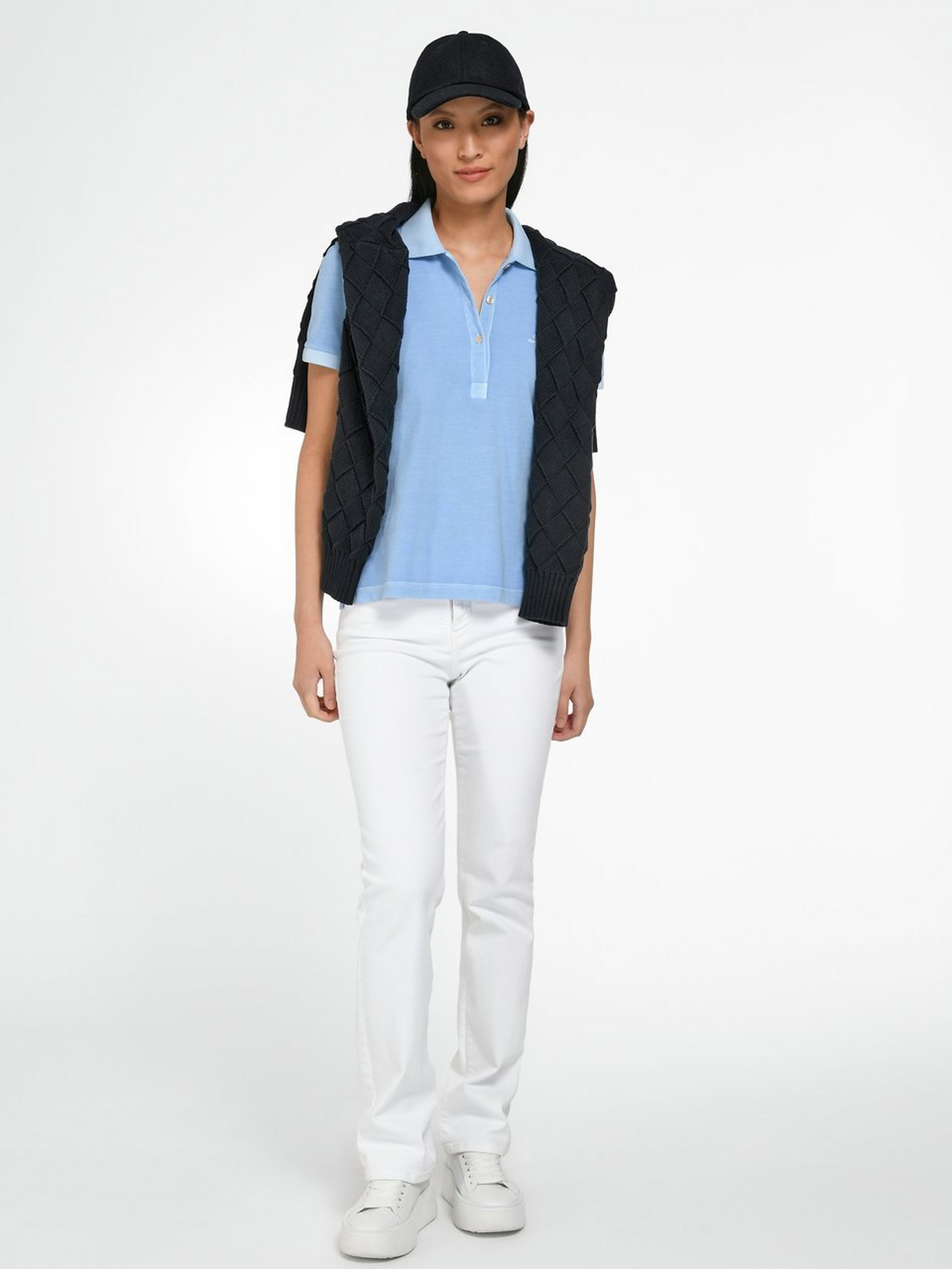 Polo-Shirt mit 1/2-Arm