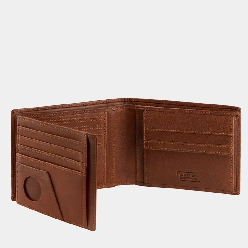 Camel Active Field Billfold 8CC RFID-Protection Cognac