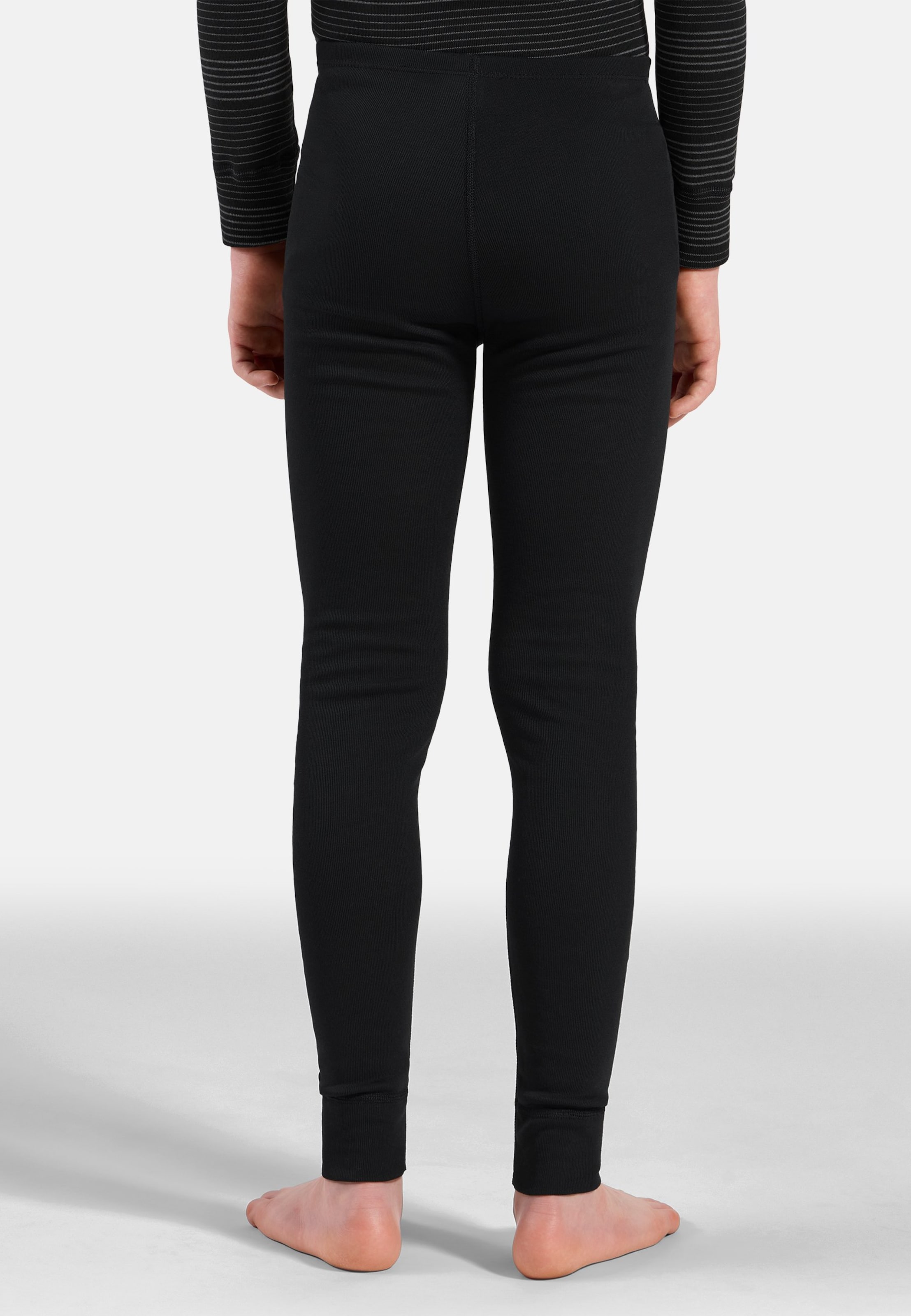 Active Warm Base layer Set in black - grey melange