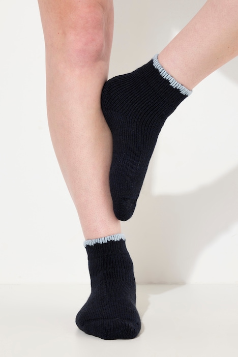 Kuschelsocken, Alpaka-Wolle, weiches Bündchen