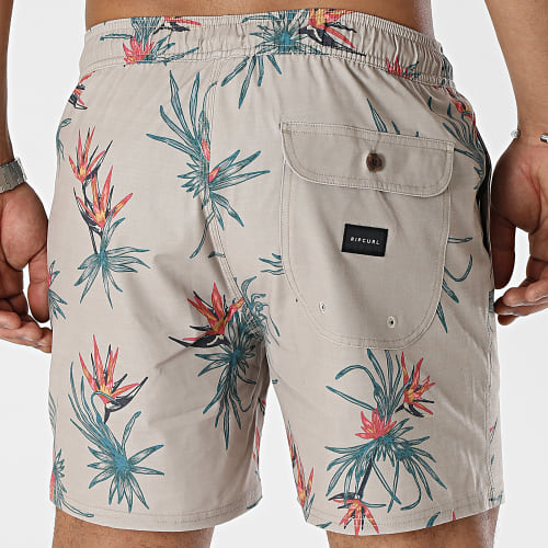 Short De Bain Paradiso Volley 03DMBO Beige Floral