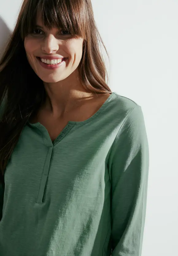 Tunika Shirt - raw salvia green
