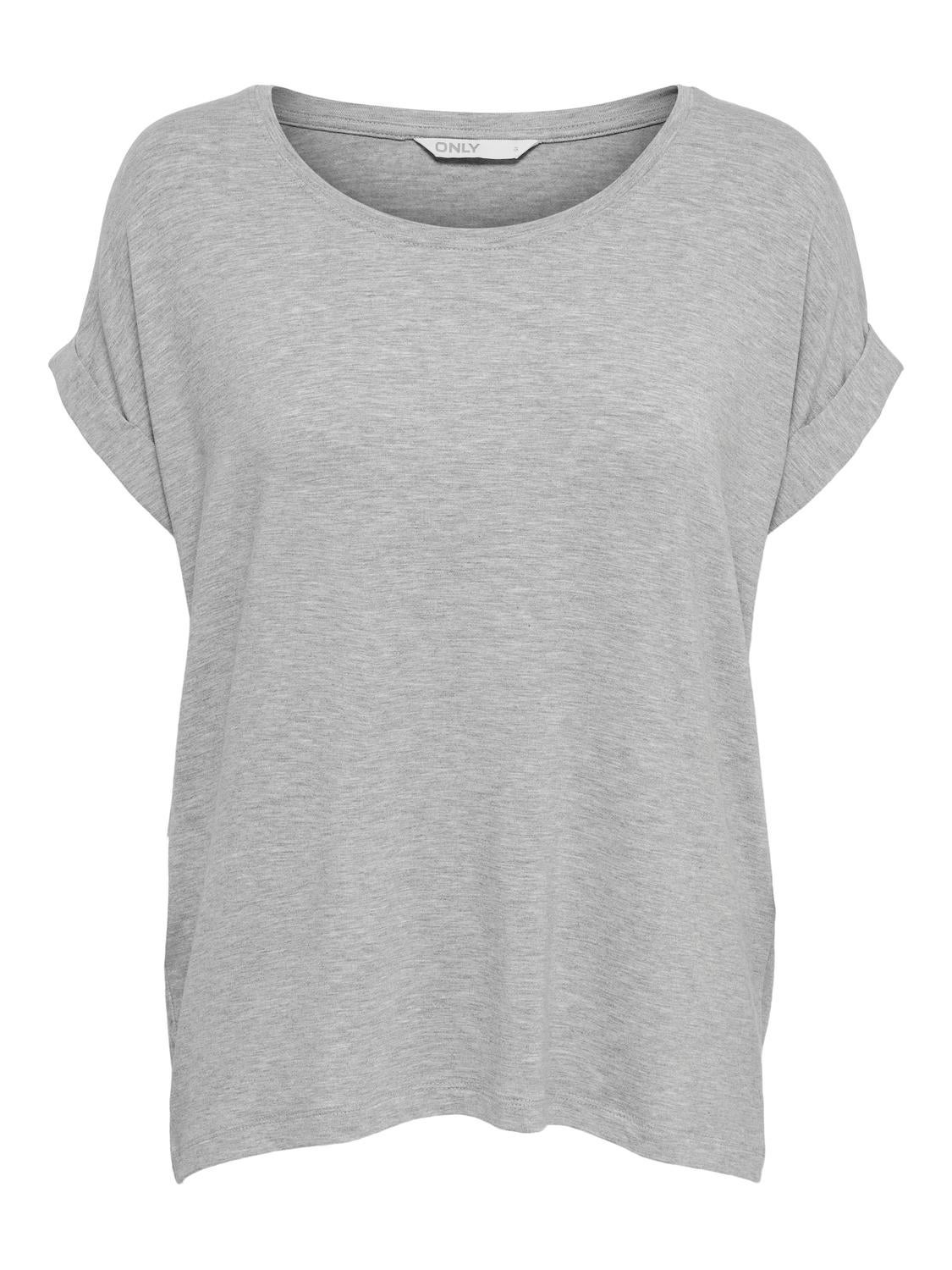 ONLMOSTER Top Light Grey Melange