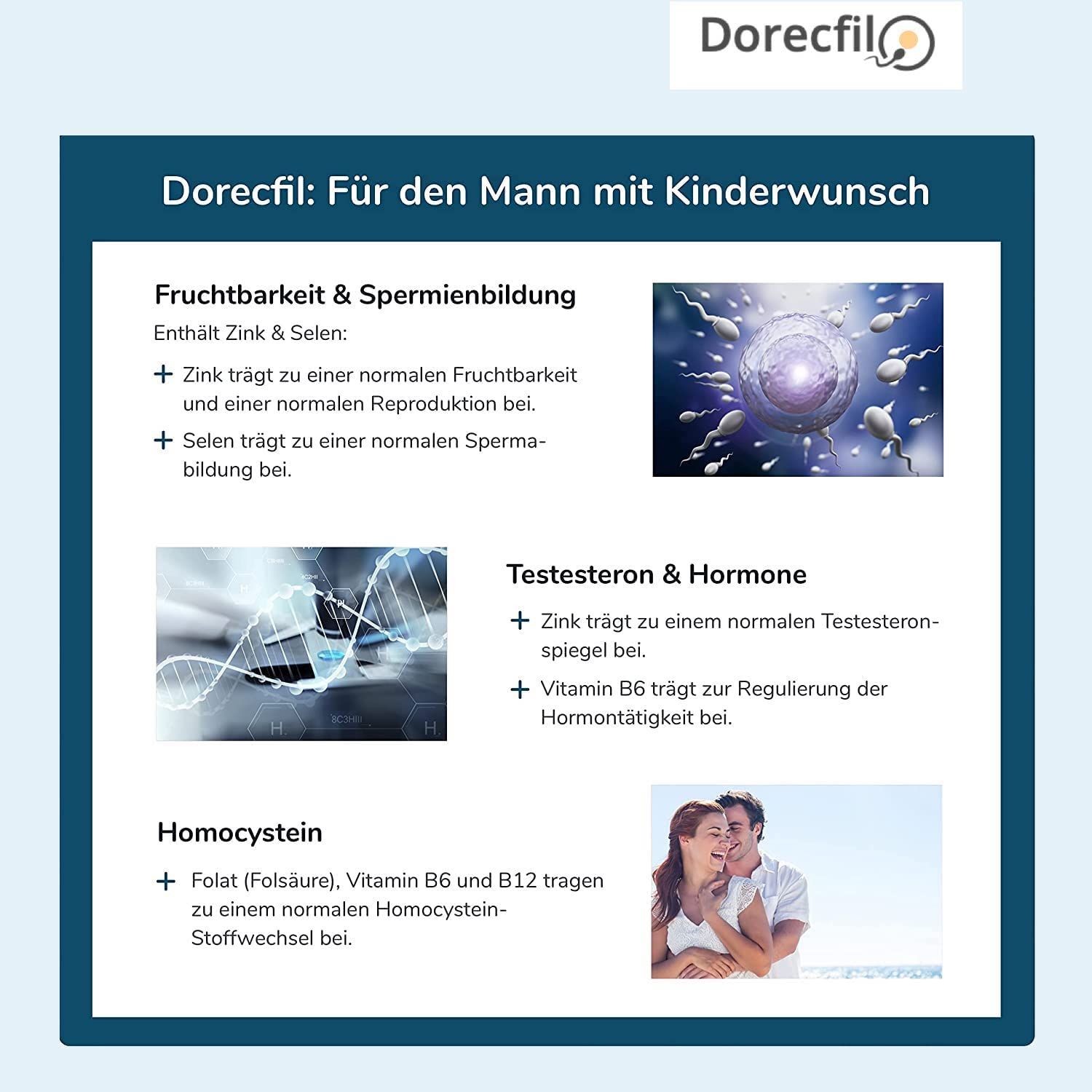 EXVital® Dorecfil- Fertilität Komplex für den Mann