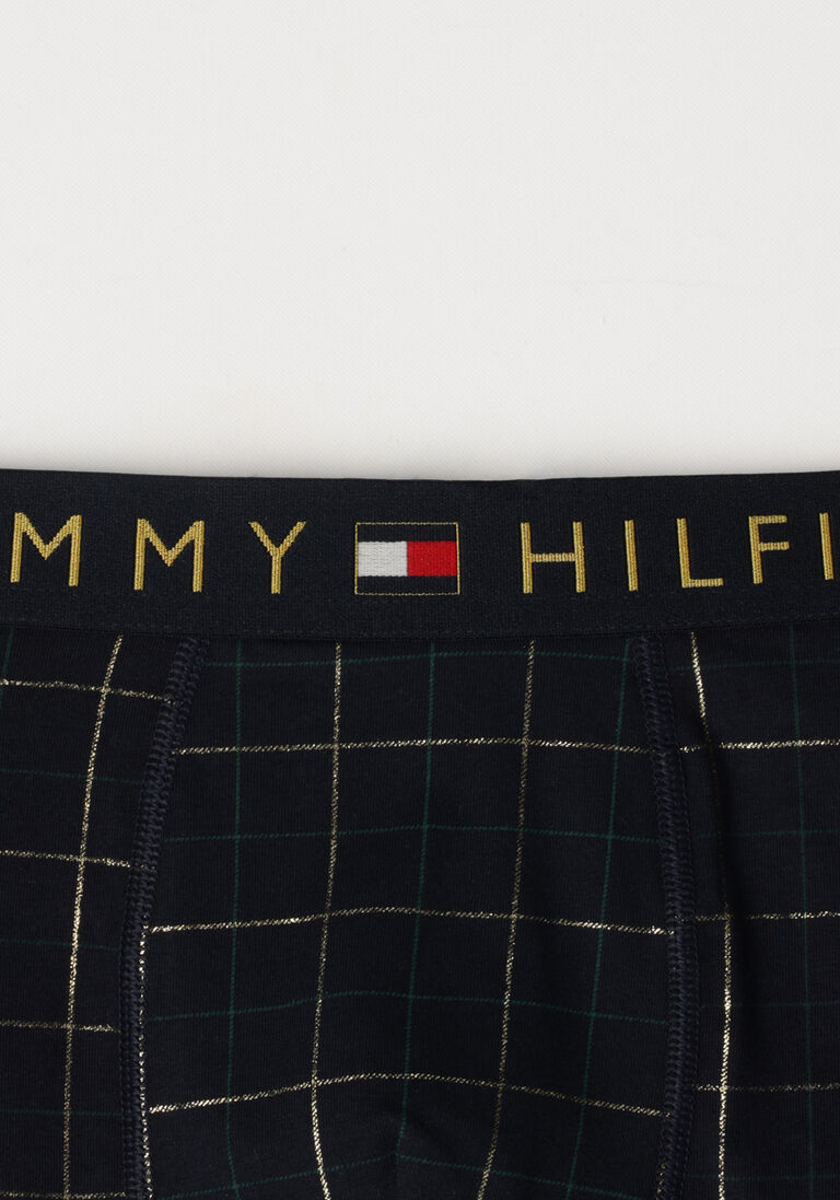 TOMMY HILFIGER UNDERWEAR donkerblauwe tommy hilfiger underwear boxershort trunk + sock set