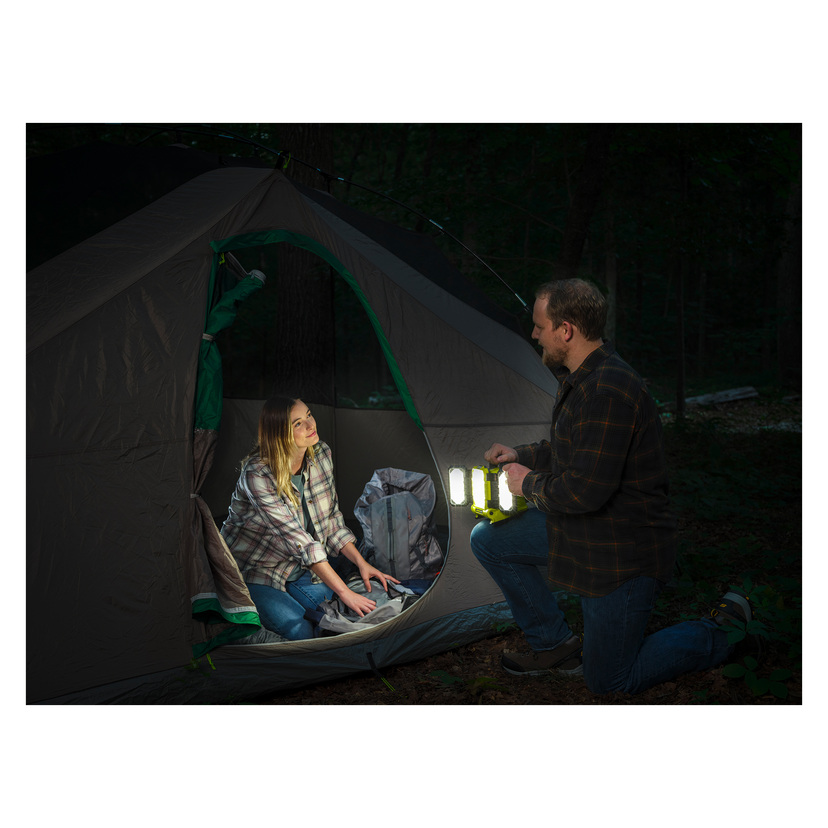 Batteridrevet arbeidslampe LED 18 V 3000 lm