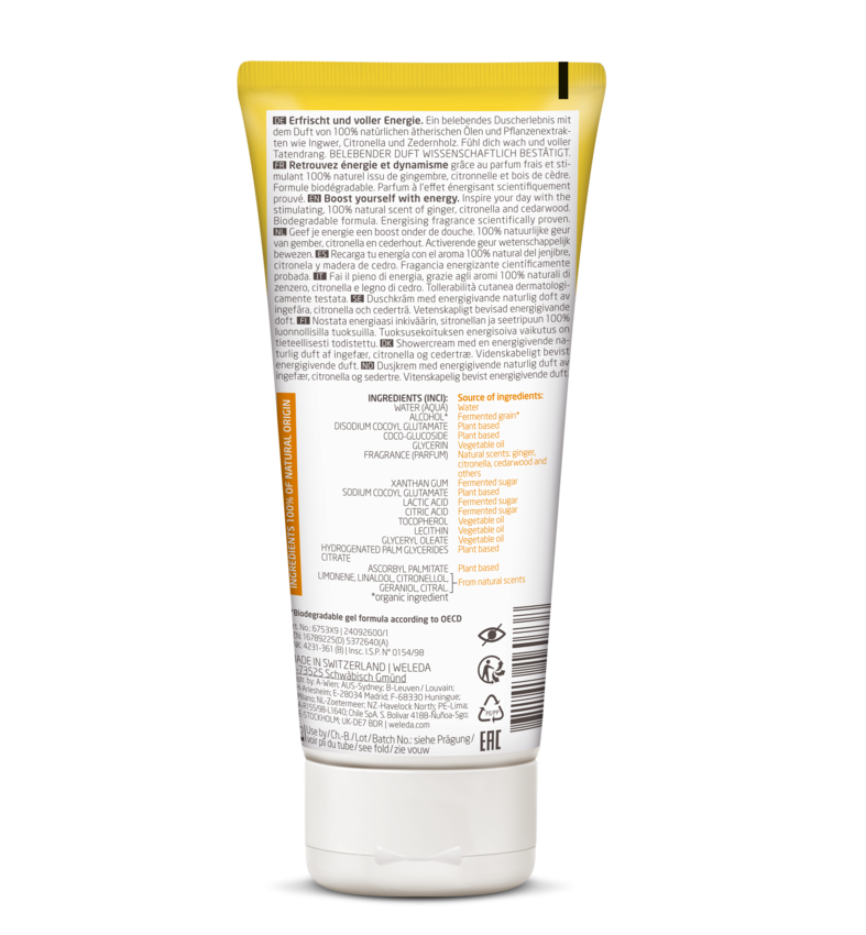 Weleda Aroma Shower Energy Tb 200 ml