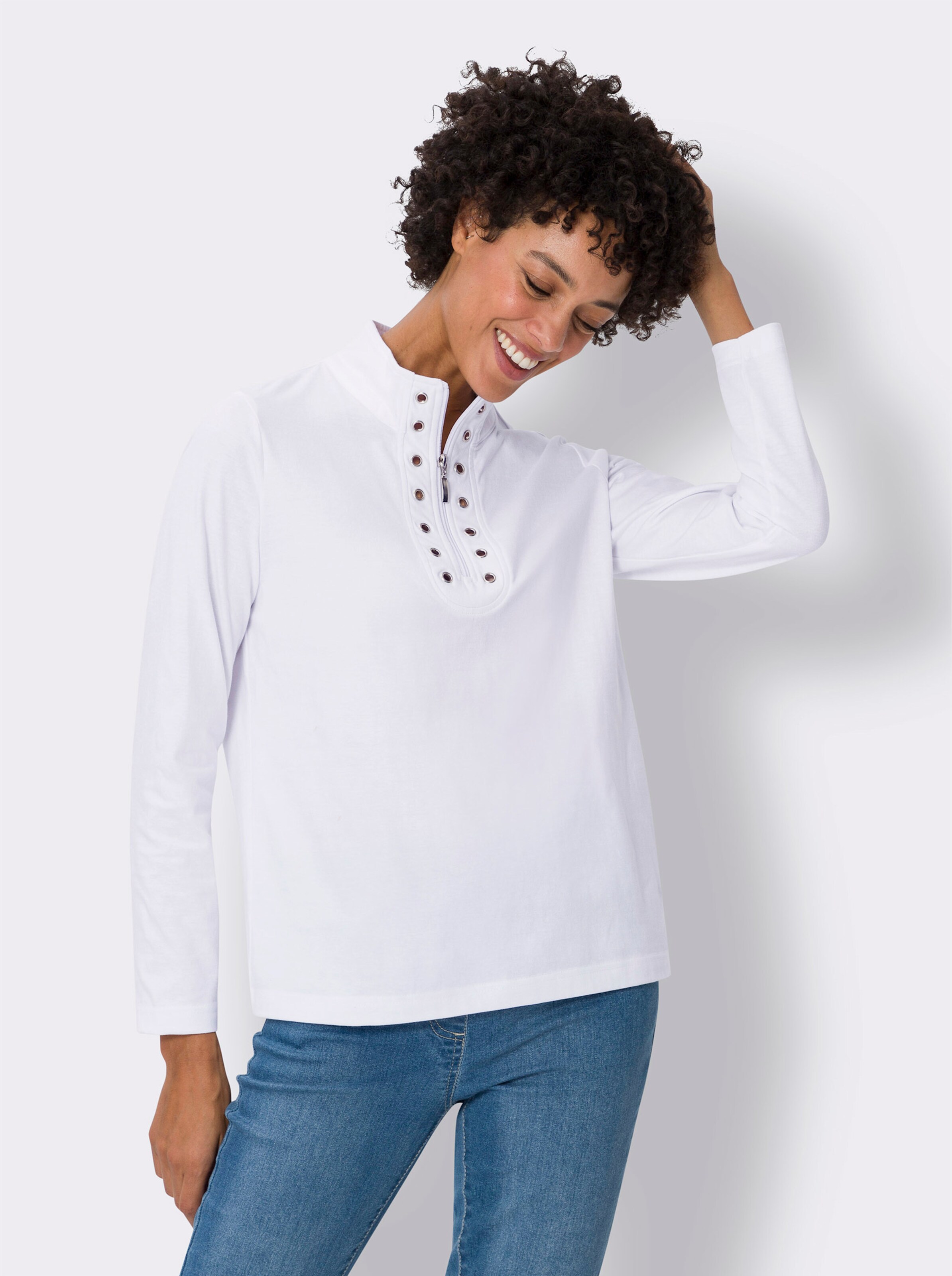Stehkragenshirt