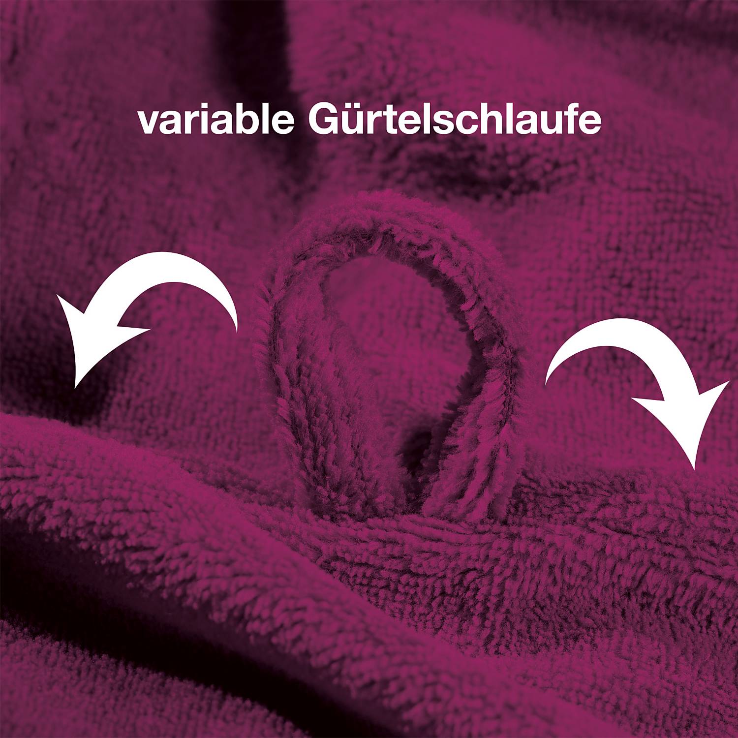 Erwin Müller Velours Unisex-Bademantel 
