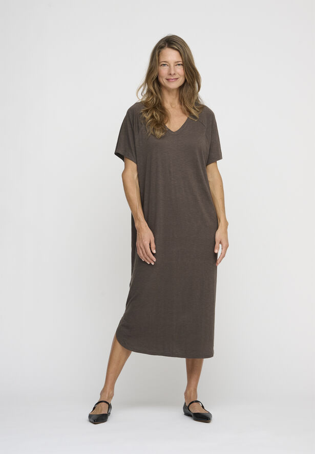 Moshi Moshi Mind adore dress Stone brown