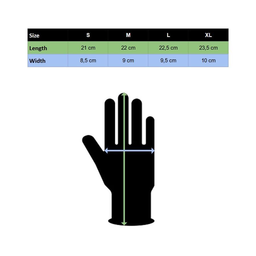 Unisport Gants de Joueur Warm - Noir