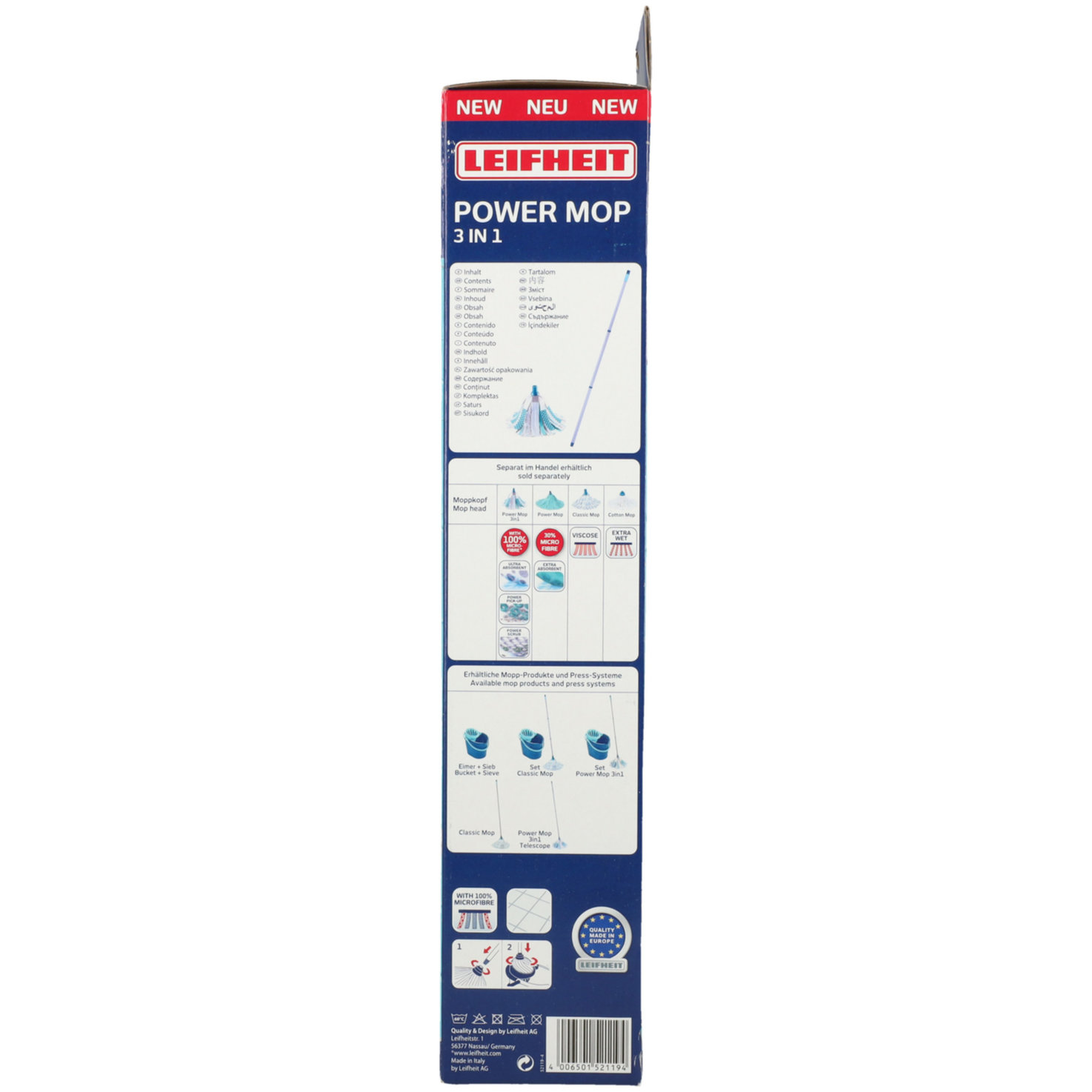 Leifheit Power Mop 3in1 Box