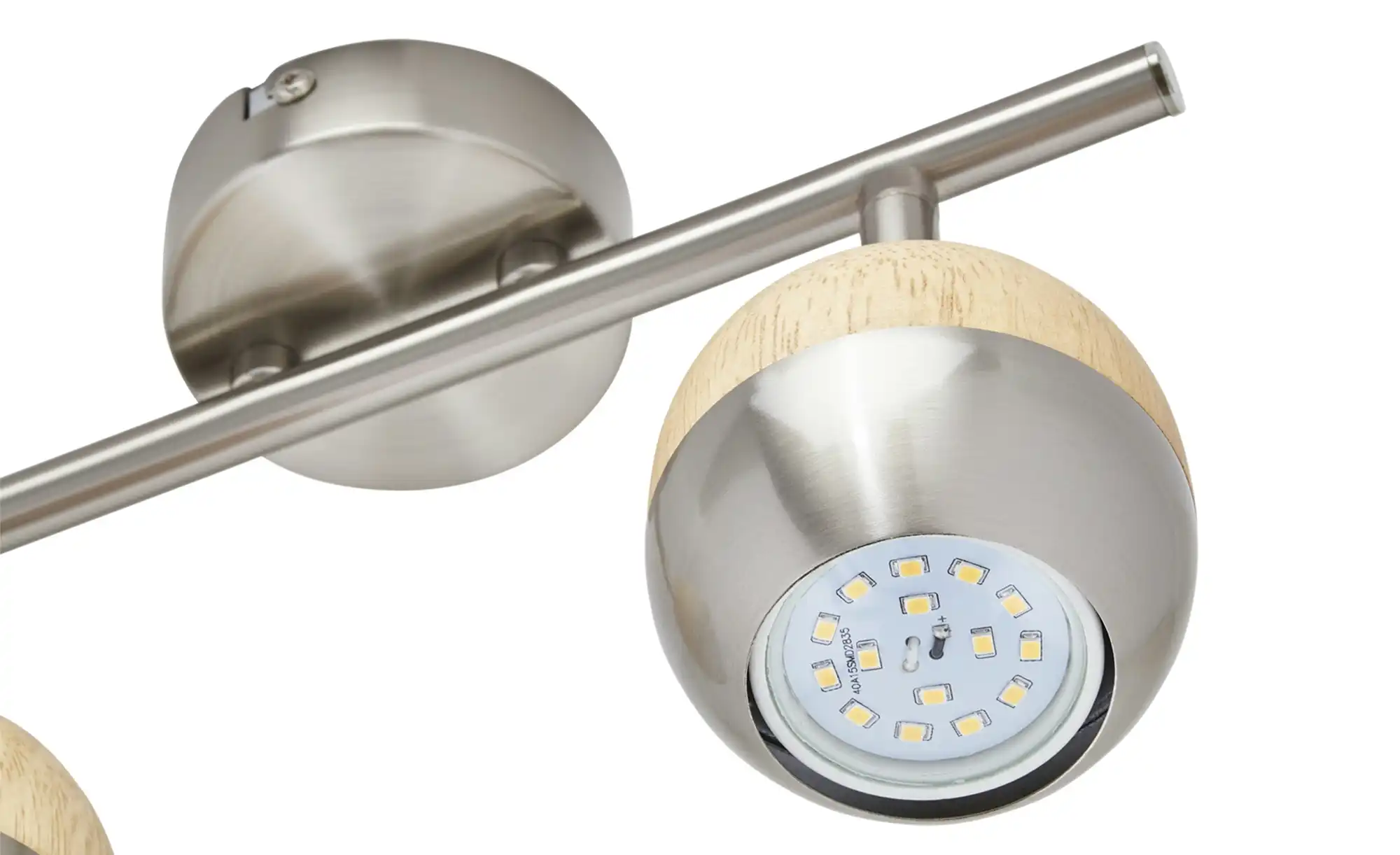 KHG LED-Spot, 2-flammig mit Holz