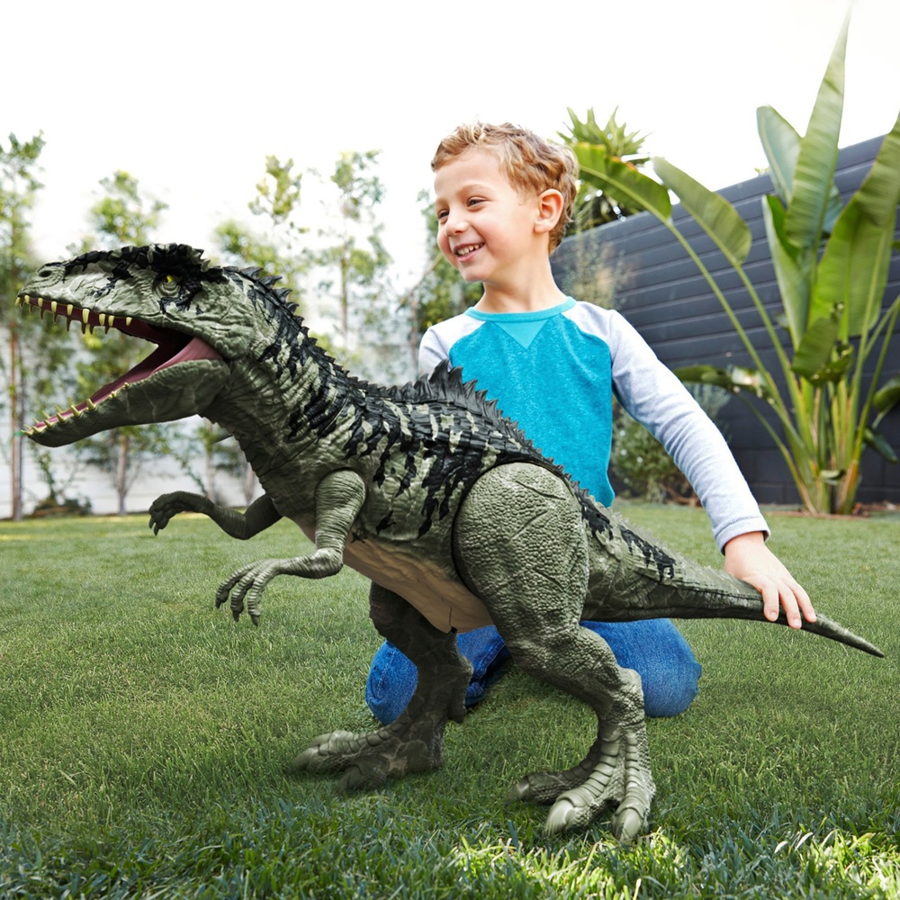 Jurassic World Dominion: Superkolossale Giganotosaurus-Dinosaurierfigur (35,5 cm)