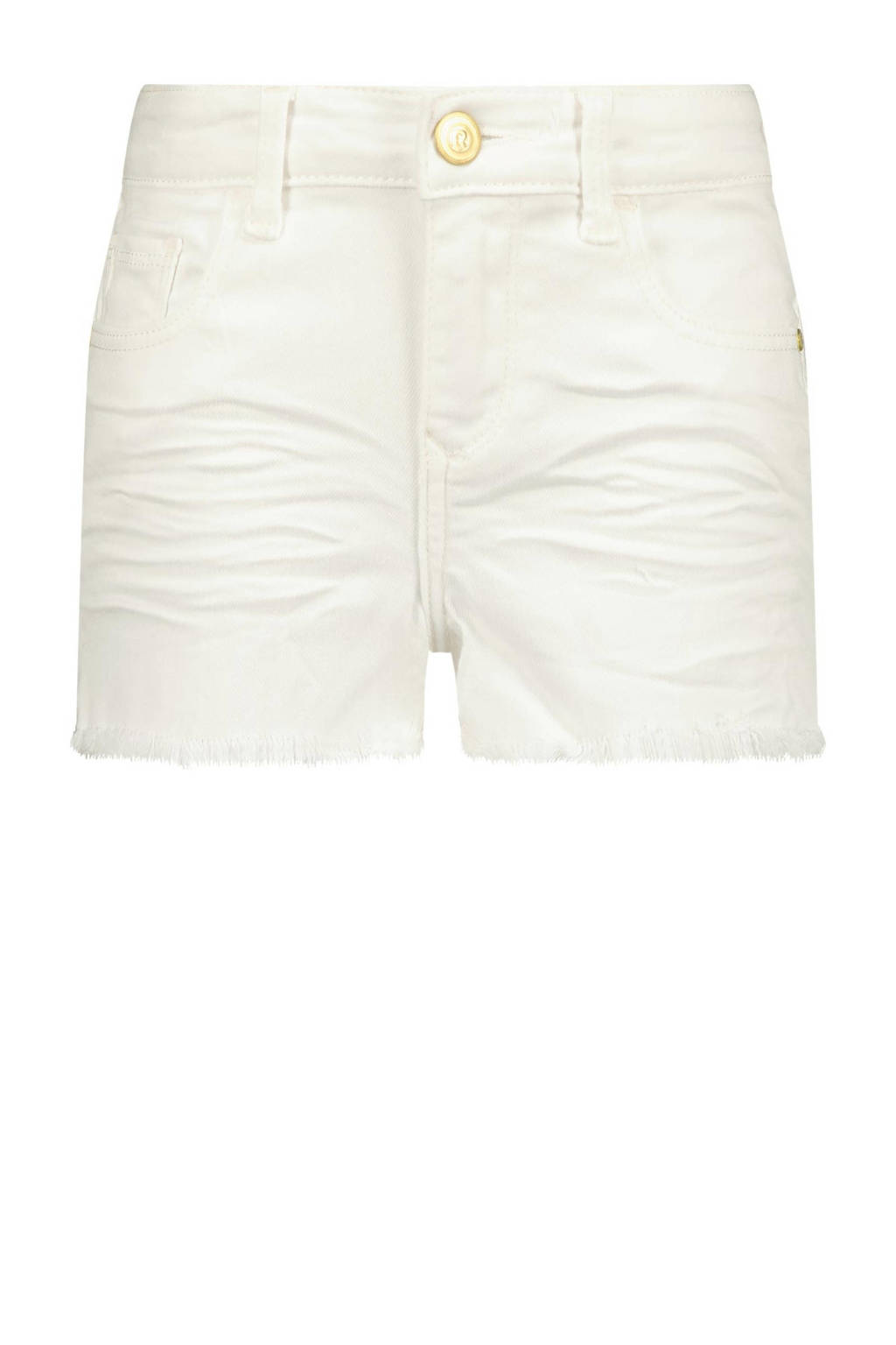 Raizzed denim short Louisiana white