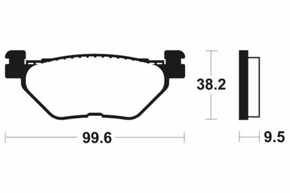 Plaquettes de freins Tecnium Performance métal fritté - MR269