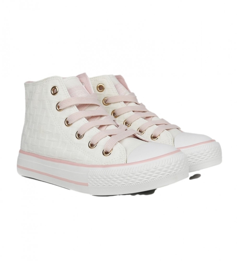 Botas de cano curto brancas Chika10 City Kids tamanho 24