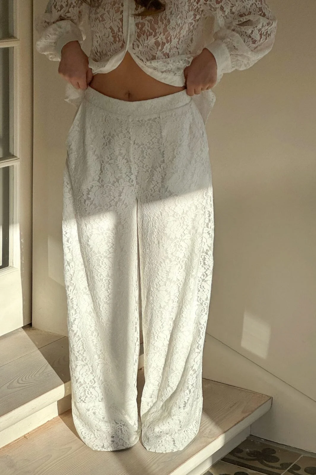 Neo Noir Madison Lace Pants