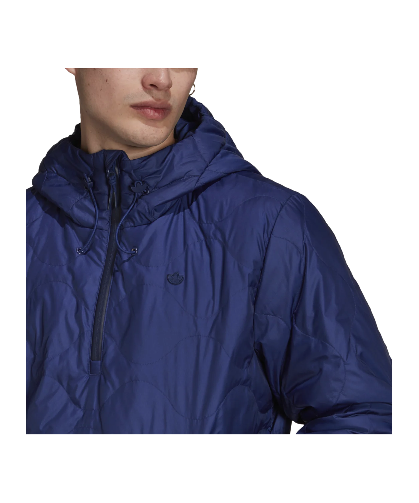 adidas Originals Down Quilt Hoody Blau