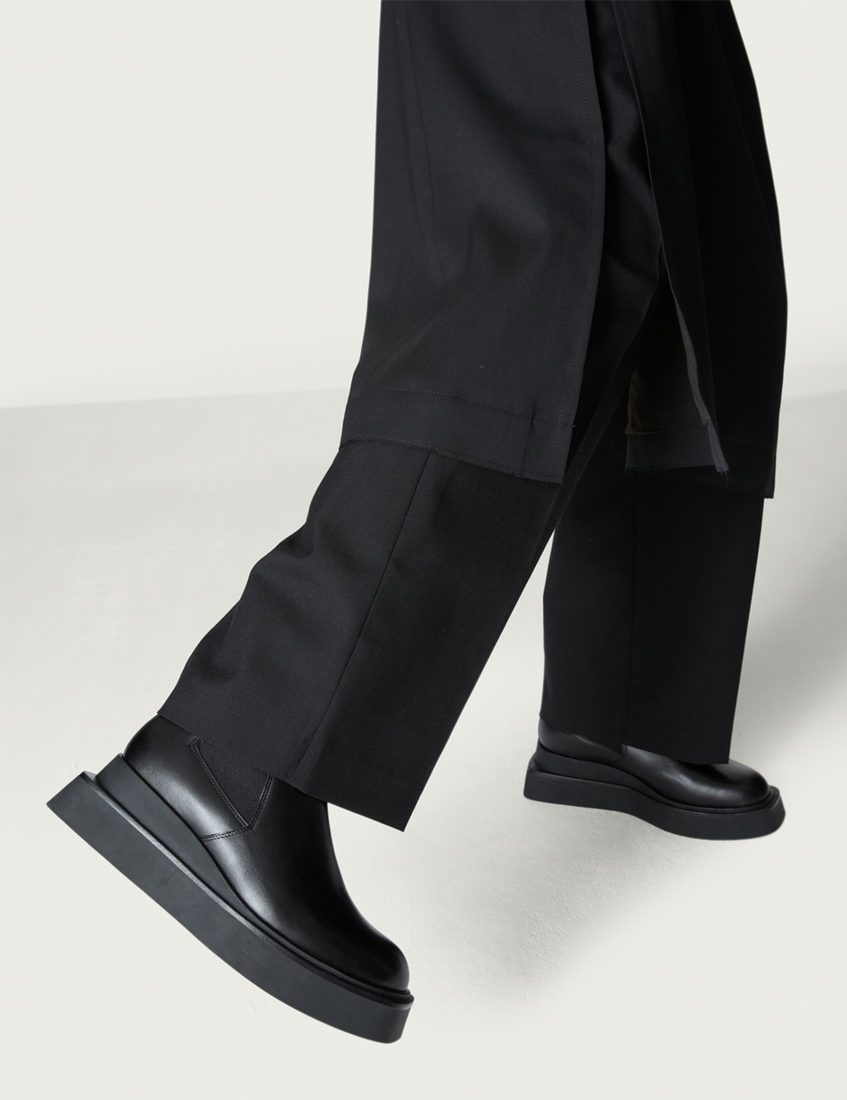 Glattleder Chelsea Boot