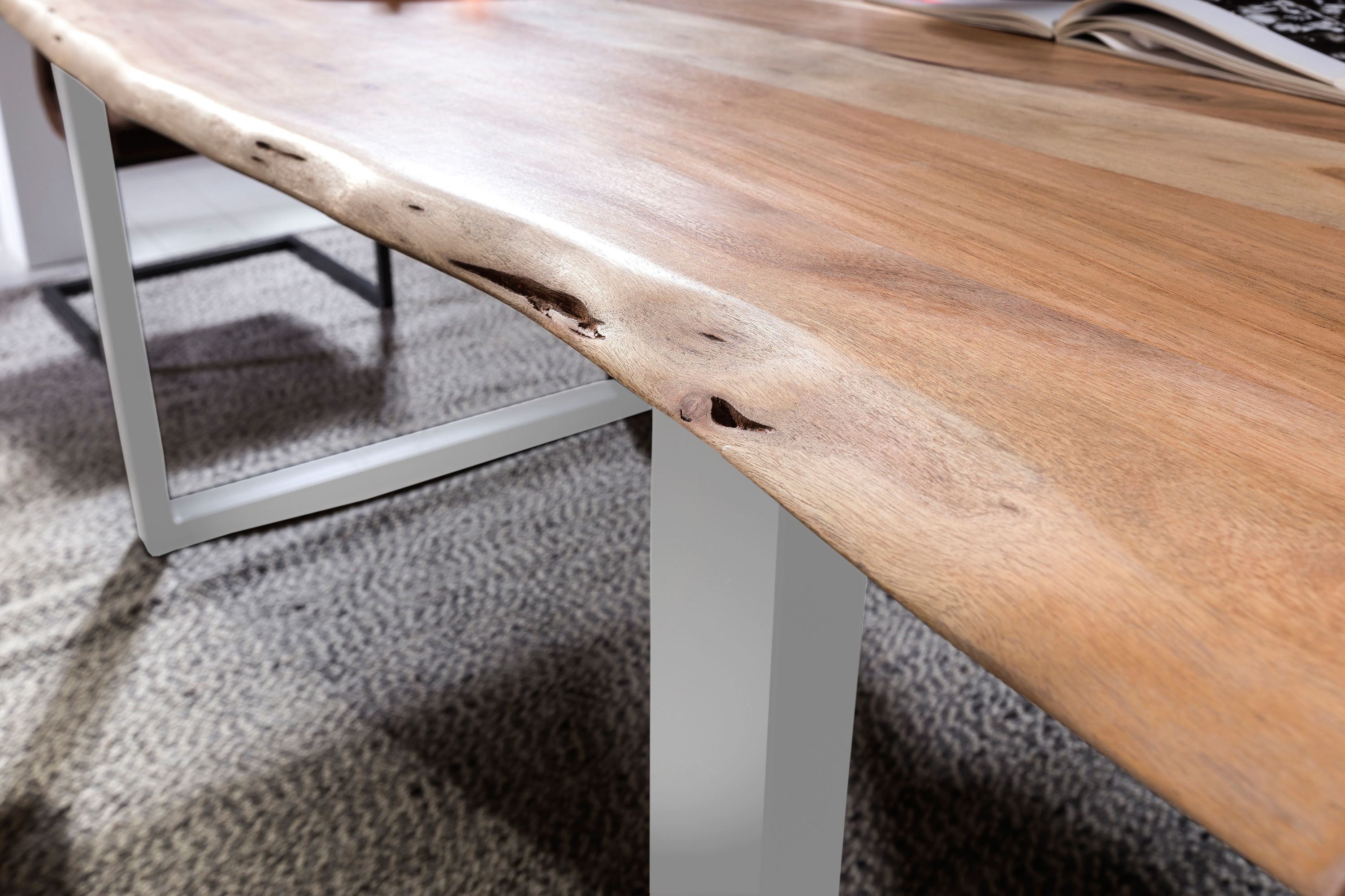 Tisch 140x80 Akazie antikfinish Esstisch Küchentisch Speisetisch Esszimmer