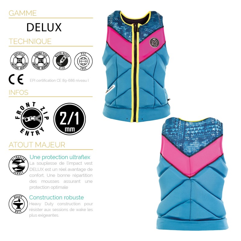 Gilet Femme Wake Vest Impact Sooruz Delux 2019 - The Corner Shop