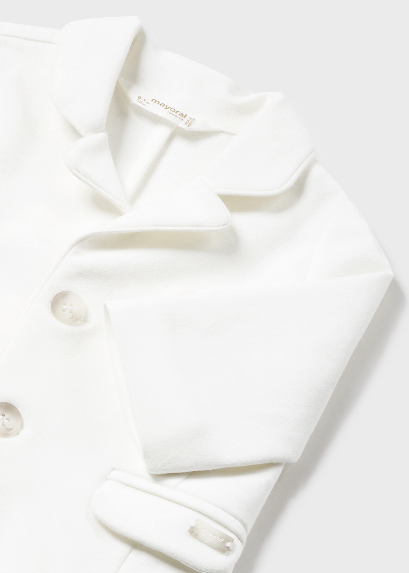 Casaco de vestido azul marinho para recém-nascido