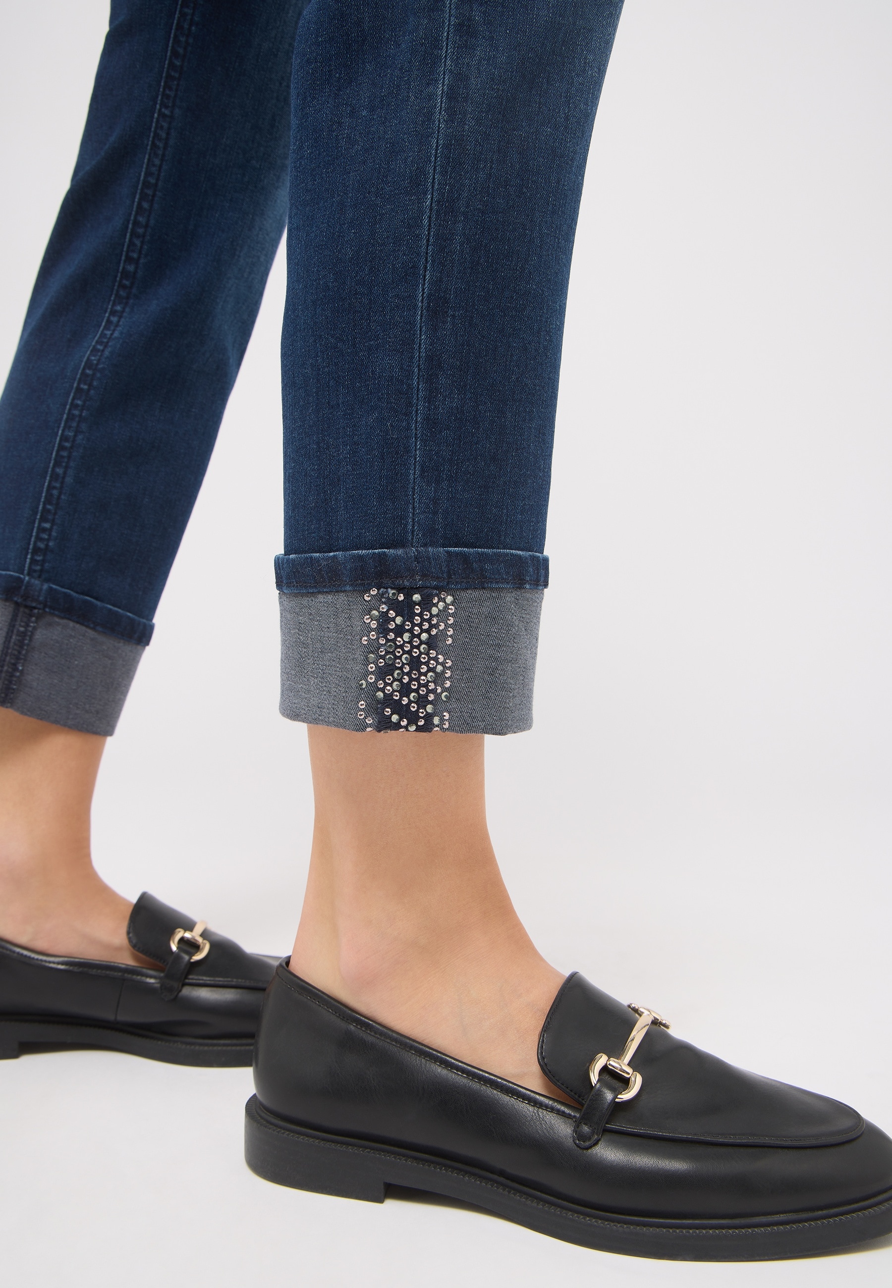 ANGELS 7/8-Jeans »CICI CROP GLAM« mit Schmucksteinchen veredelt