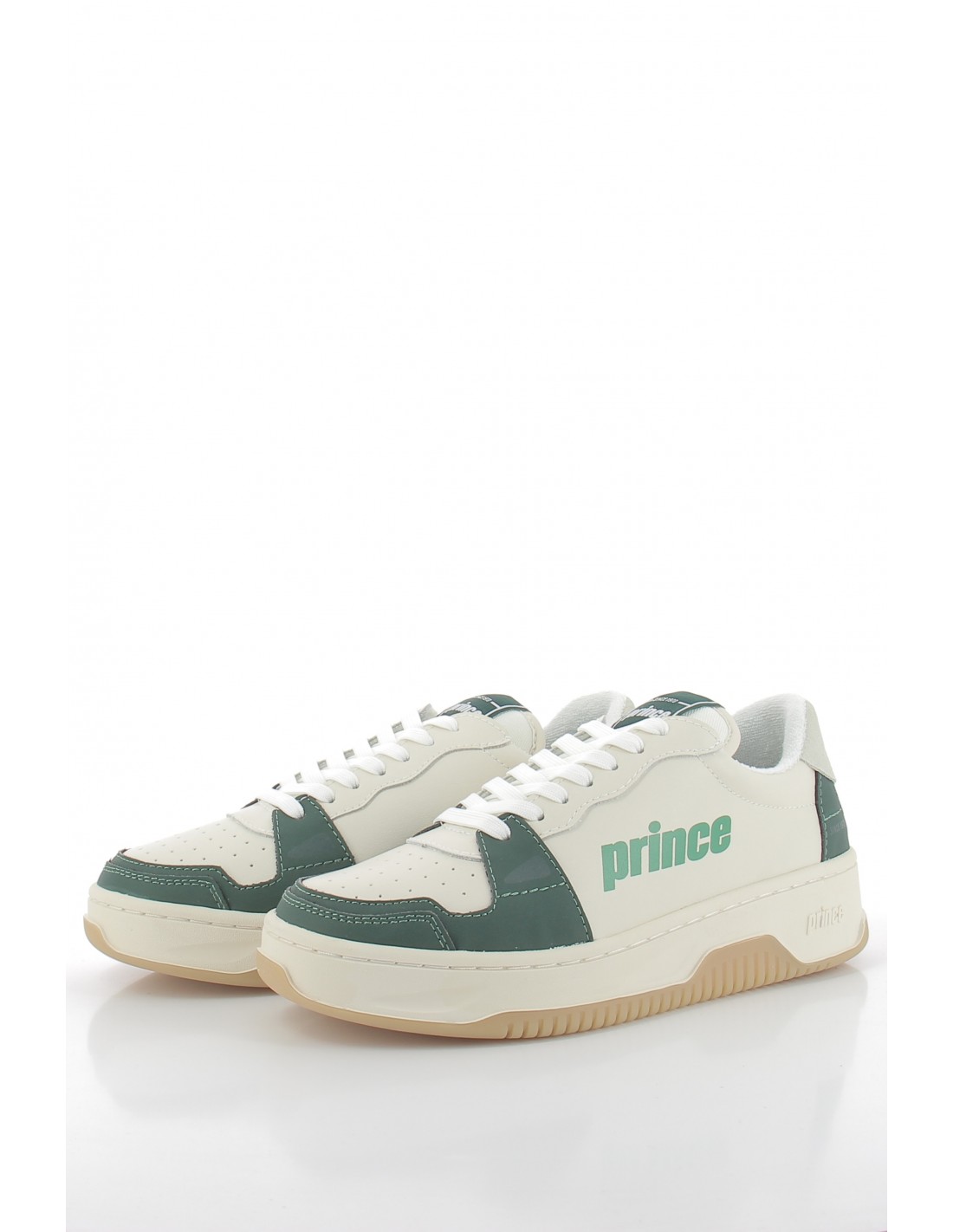 prince Sneakers Homme 80s Cup 578 Vintage Blanc/Vert