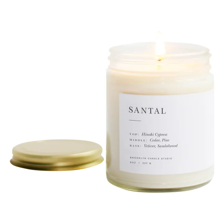 Brooklyn Candle Studio Bougie Minimalist Santal - 212 g