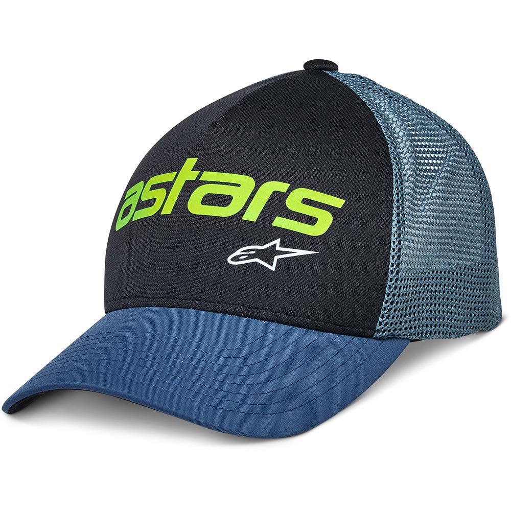 Alpinestars - Casquette Vital Trucker Noir / Bleu / Vert