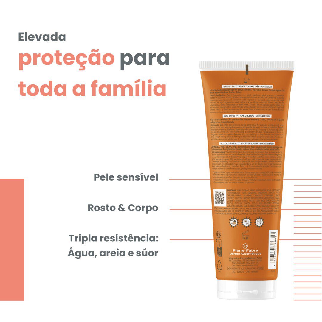 AVENE  Protetor Solar Leite SPF50 - 250ml