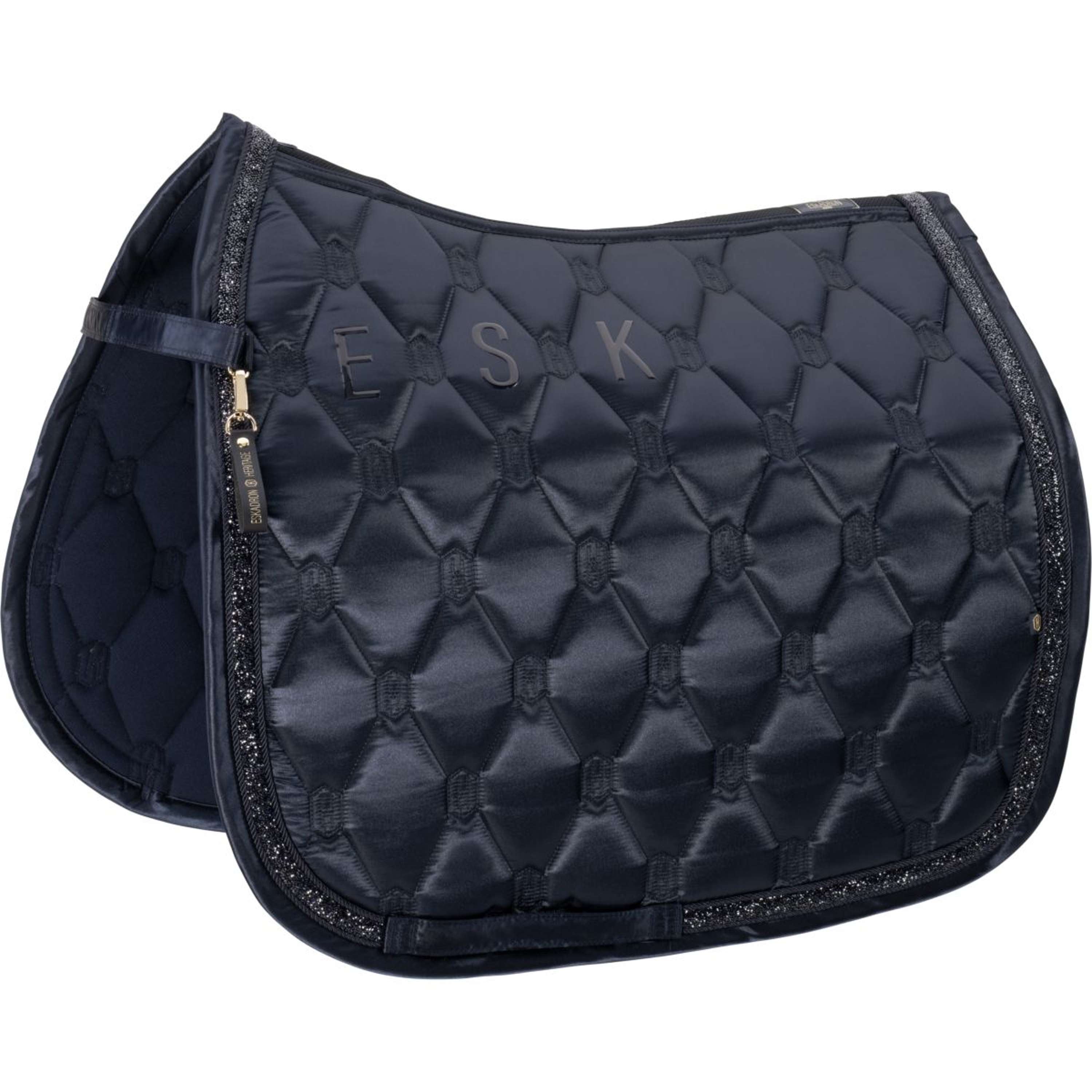 Eskadron Zadeldekje Heritage Satin Jewel Dressuur Navy