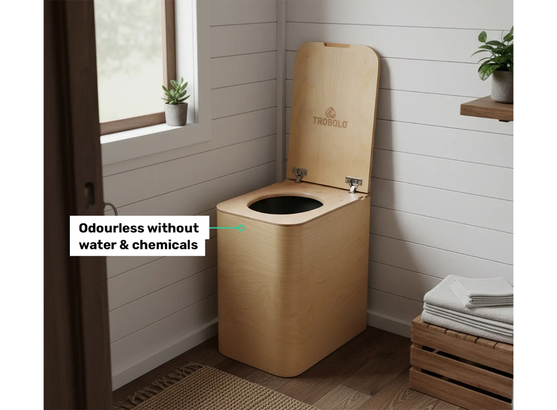 TROBOLO SilvaBlœm droogtoilet - natural