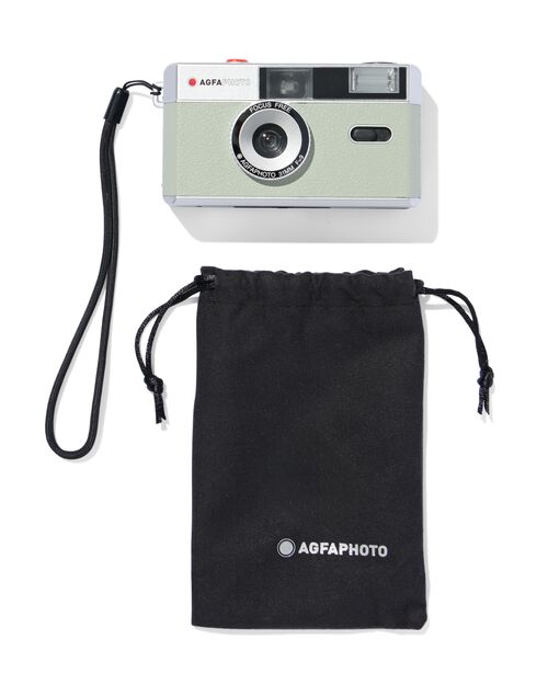 appareil photo argentique 35mm vert menthe
