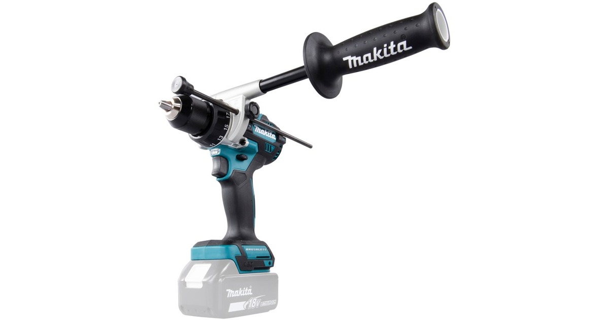 MakitaKlopboor-/schroefmachine DHP486Z 18V klopboorschroevendraaier  (Blauw/zwart, Accu en oplader niet inbegrepen)