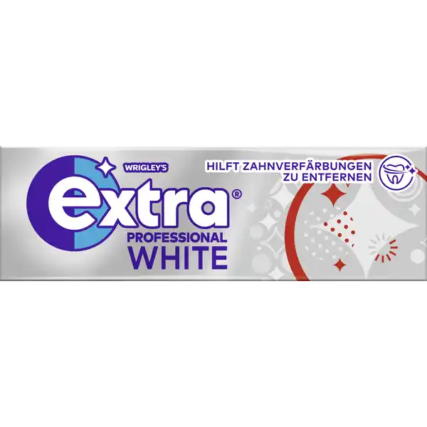 White, zuckerfreier Kaugummi