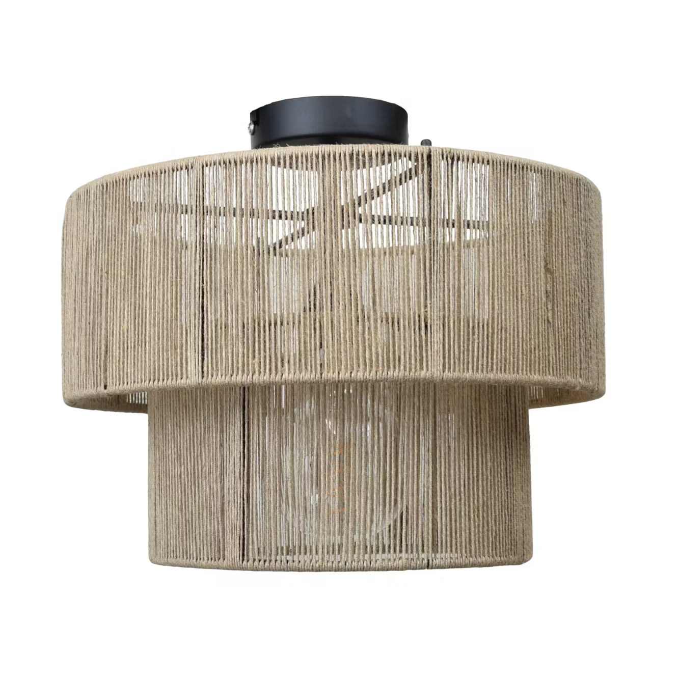 Plafondlamp Morris  jute naturel Ø33 cm