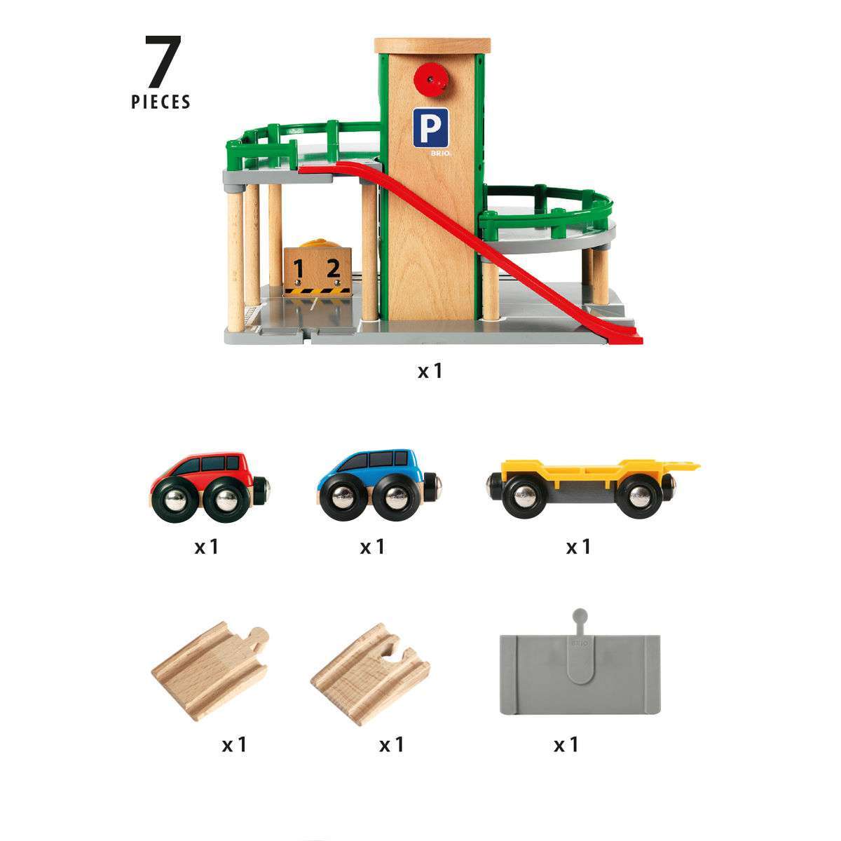 BRIO Spiel Parkhaus, Straßen&Schienen